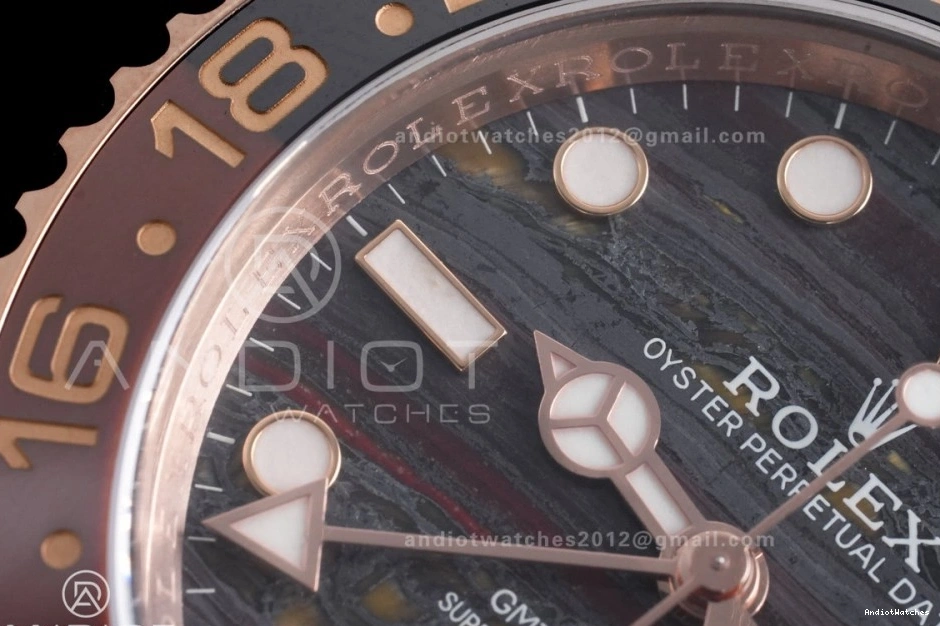 on Sh 861 Durable Dial RG Master GMT Best Iron ARF II Oyster Bracelet CHNR Edition Tiger 126715 0425